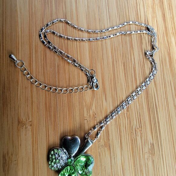 Swarovski Women's Silver and Green Jewellery - Picture 6 of 7